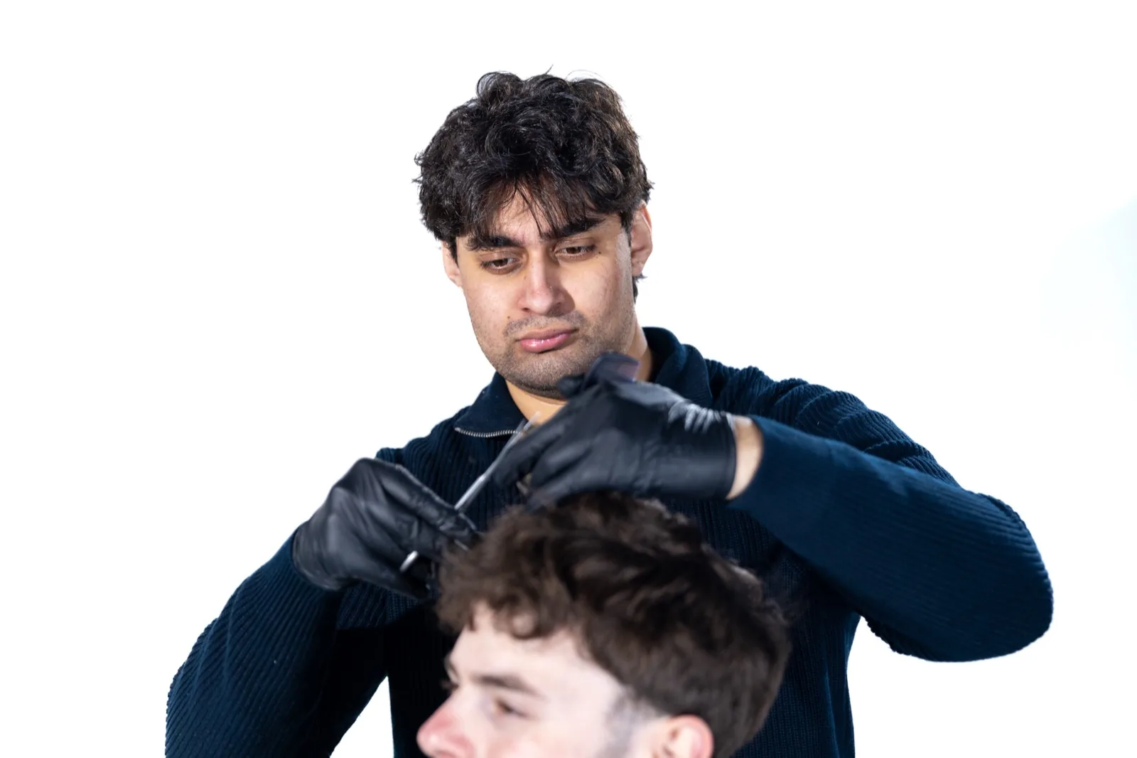 Fade haircut Belgrade barber
